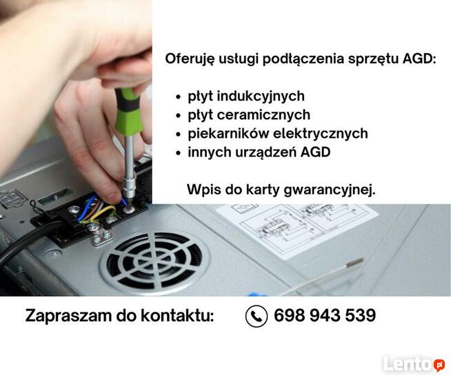 Płyta grzewcza/ Montaż Indukcji/Podłączenie Kuchenek