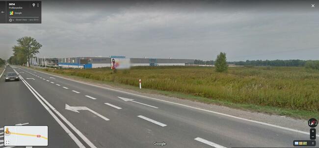 Działka inwestycyjna Młyny Korczowa przy zjazd A4 - Ukraina