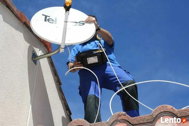 Montaż Anten Satelitarnych Naziemnych D-VBT UstawianieAnteny