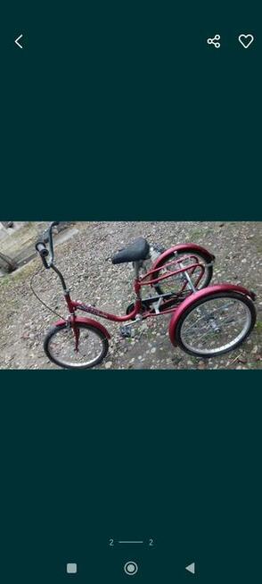 Sprzedam używany trójkołowy rower dziecięce dla osób niepeł