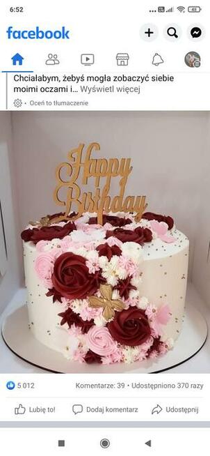 Bezglutenowe torty, ciasta artystyczne