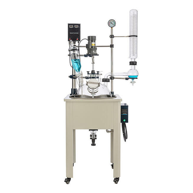 Reaktor chemiczny z płaszczem grzewczym 50L