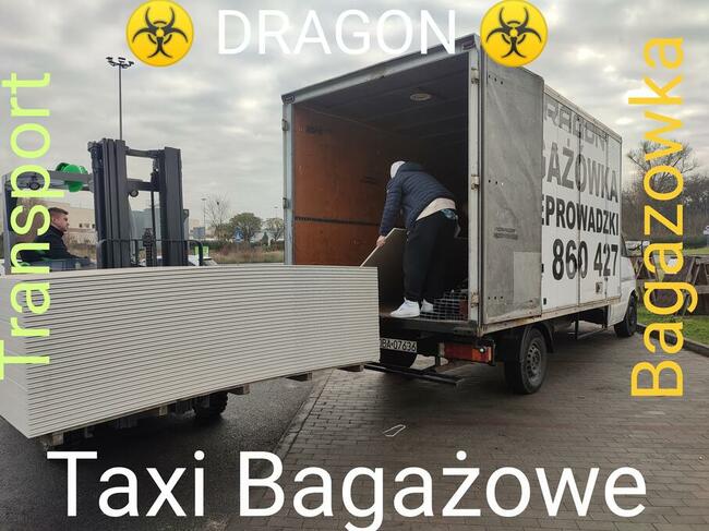 TANI od 70zl Transport -DRAGON, Bus z windą, Przeprowadzki