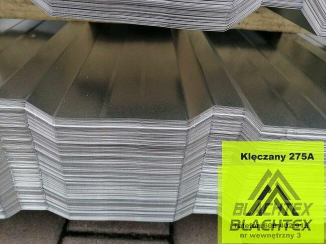 Szeroka Blacha trapezowa II gatunek Blachtex T-18 ocynk