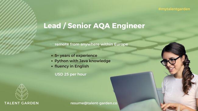 Lead / Senior AQA Engineer