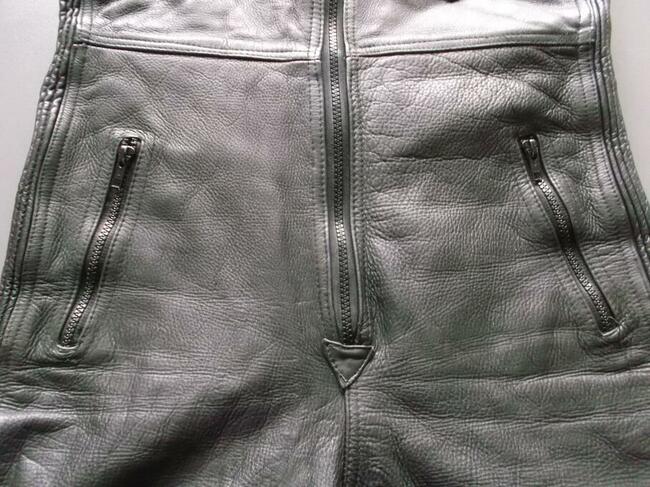 Spodnie motocyklowe skórzane OGRODNICZKI rozm 50 S M Germany