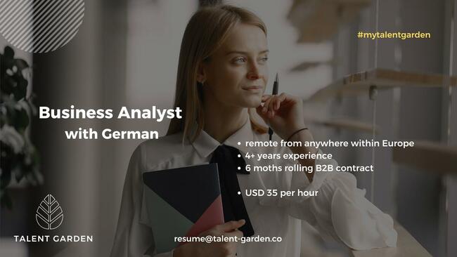 Business Analyst with German