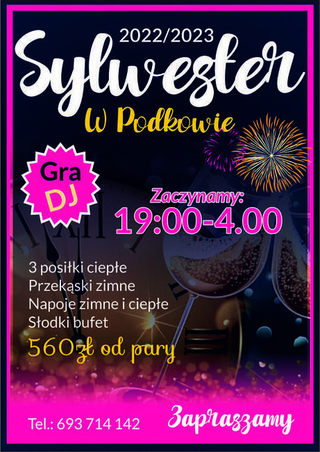Podkowa Bolesławiec Sylwester 2022/2023
