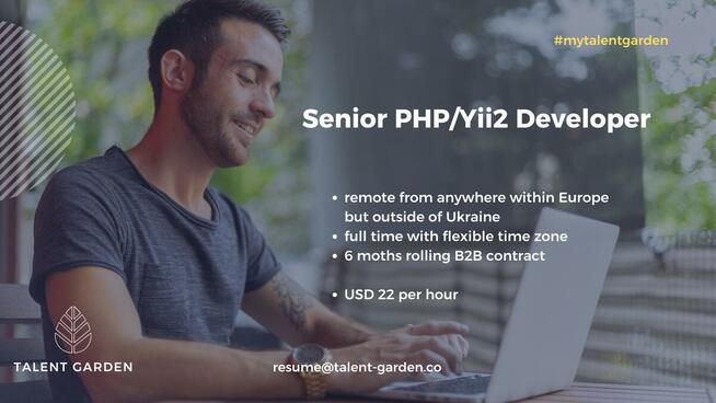 Senior PHP/Yii2 Developer
