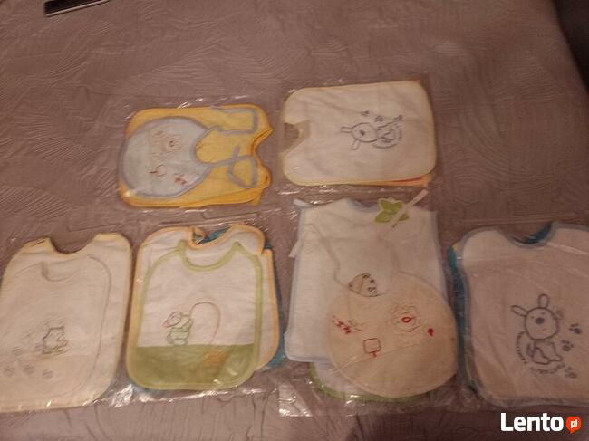 Śliniaki 75 sztuk mix pakowane po 3.