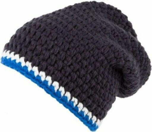 Ultrasport Beanie Długa Modna Czapka zimowa antracytowy nieb