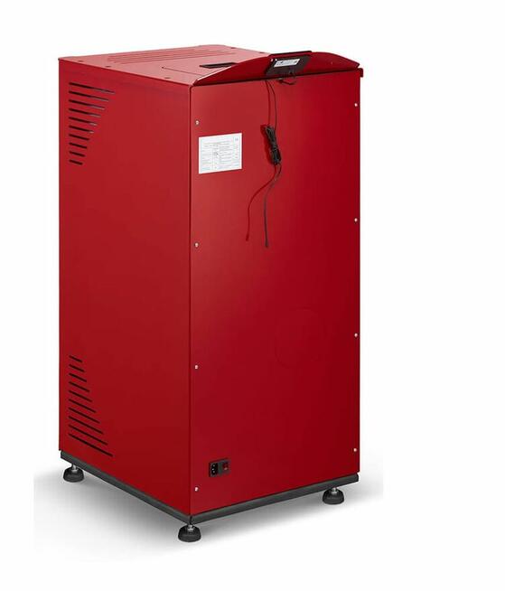 HELENA piec kominkowy, kominek na pellet 12 kW. - czerwony