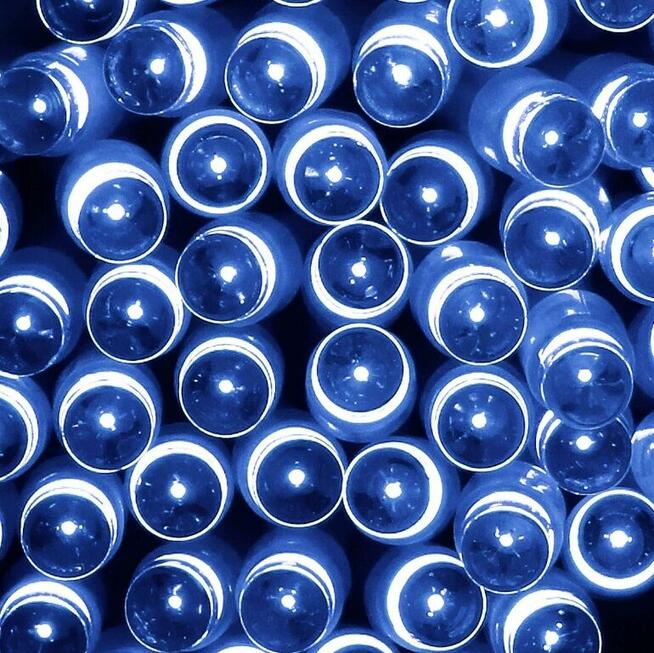 LAMPKI 500LED NA CHOINKĘ ZEW/WEW NIEBIESKIE 34,5M