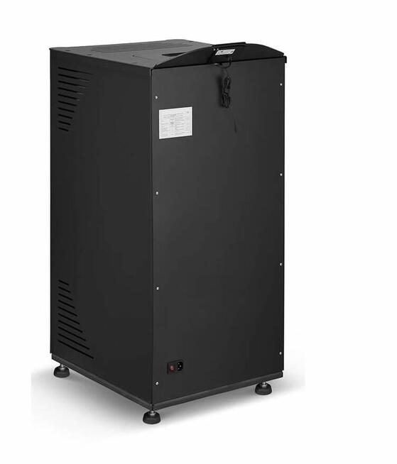 TOBY - H20, kominek na pellet z funkcją c.o. czarny