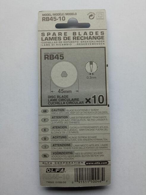 OLFA ostrza krążkowe RB-45 NOWE!