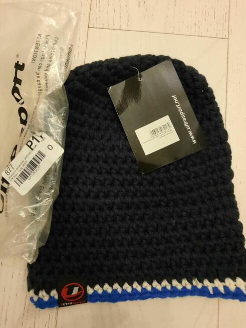 Ultrasport Beanie Długa Modna Czapka zimowa antracytowy nieb
