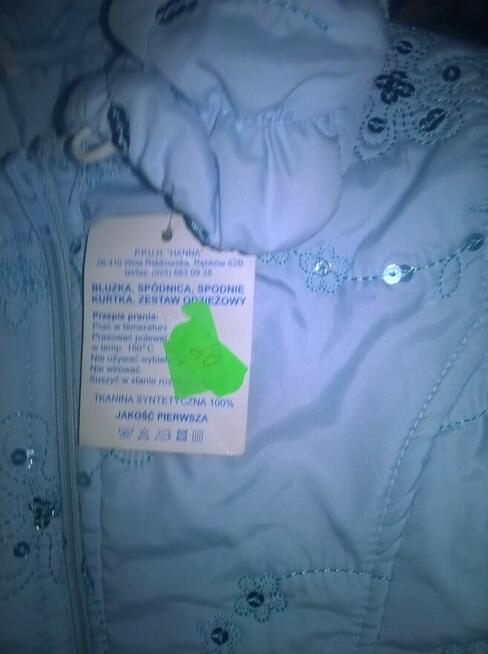 Nowa kurtka dziewczęca 110