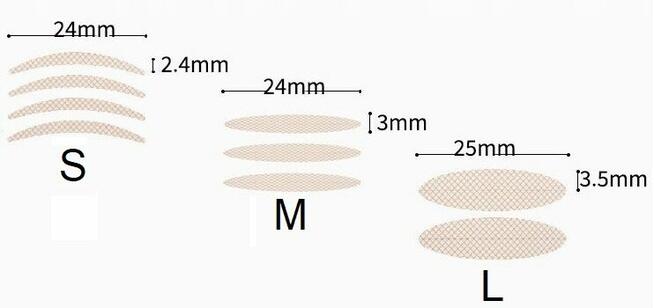 PLASTRY NA OPADAJĄCE POWIEKI TASIEMKI 1800SZT