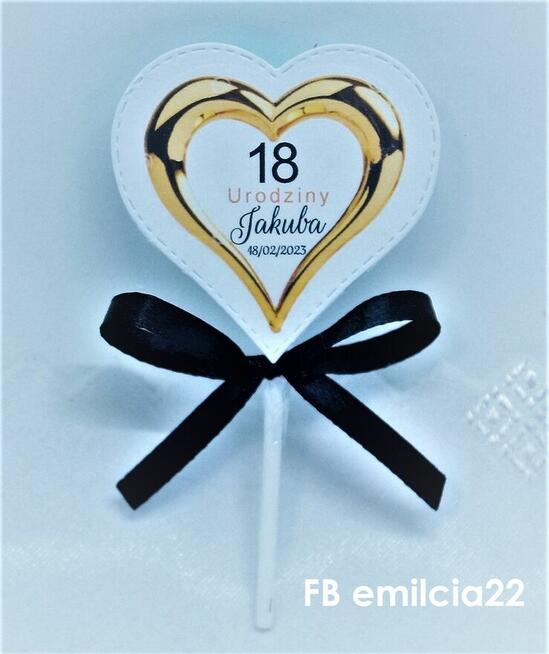 Lizaki z dedykacją Podziękowanie URODZINY Pamiątka Upominek