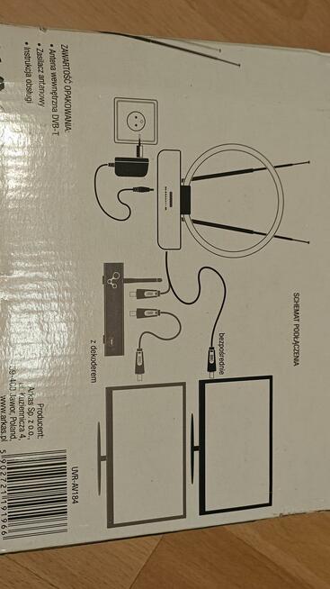 Arkas antena wewnętrzna DVB-T model UVR-AV184