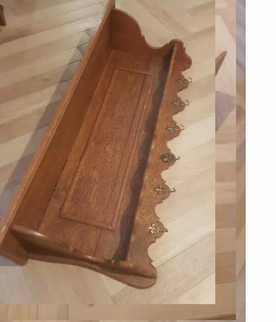 wieszak, półka antyk