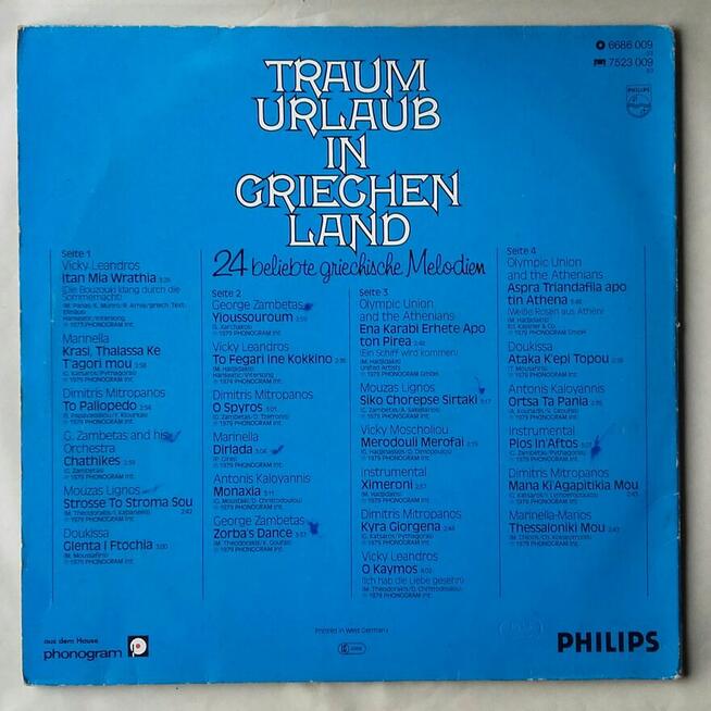 Greckie melodie, album dwupłytowy .
