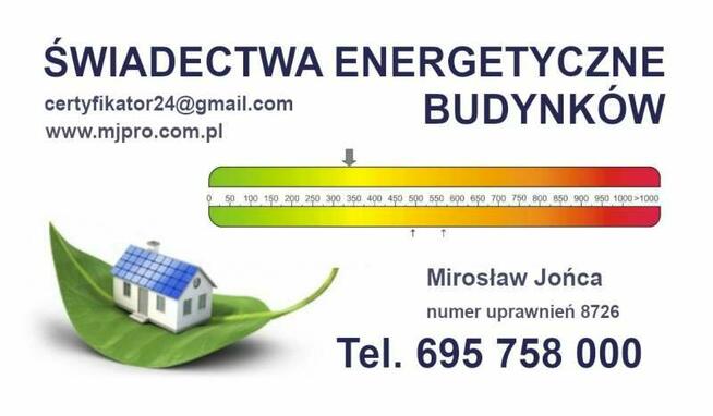 Świadectwo energetyczne Stalowa Wola Tarnobrzeg Sandomierz