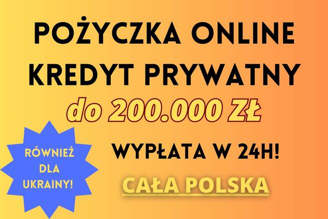 Pożyczka kredyt prywatny w 24h, Кредит для украинцев