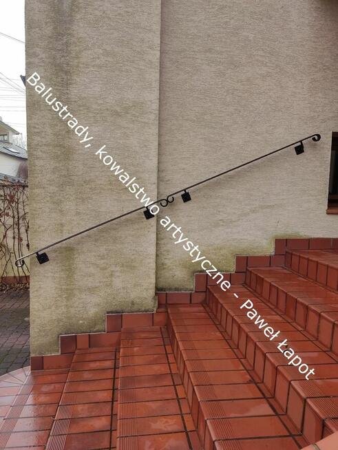 Balustrady kute i nierdzewne Warszawa, poręcze, schody