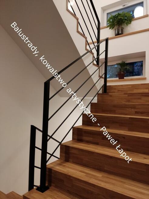 Balustrady kute i nierdzewne Warszawa, poręcze, schody