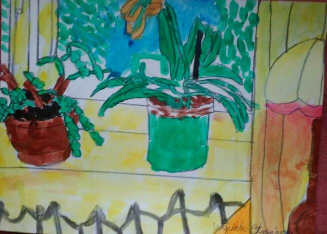 akryl - Baranek i jajka, inne, Wojciech Stawiarski,