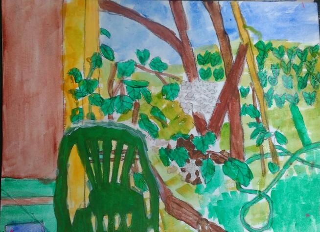 Portret Czity - akryl, aut. Wojciech Stawiarski