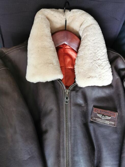 REDSKINS Oryginalna kurtka skórzana Pilotka XXXL JAK NOWA