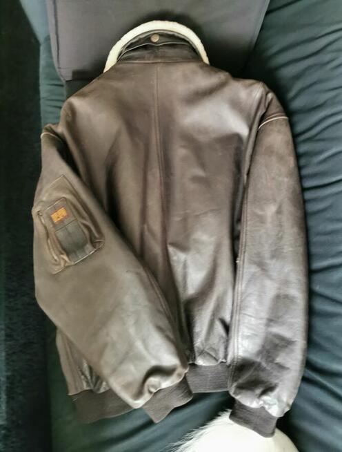 REDSKINS Oryginalna kurtka skórzana Pilotka XXXL JAK NOWA