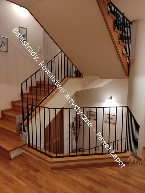 Balustrady kute i nierdzewne Warszawa, poręcze, schody