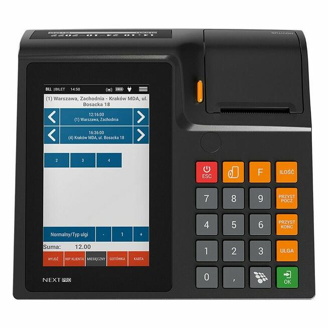 Kasa fiskalna NOVITUS NEXT PRO ONLINE wersja BUS GSM24