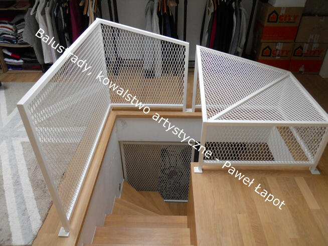 Balustrady kute i nierdzewne Warszawa, poręcze, schody