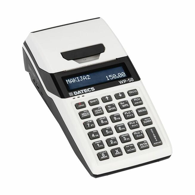 Kasa fiskalna DATECS WP-50 Online GPRS-3lata Czarna
