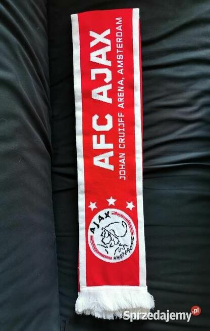 Oryginalny Szalik UCL AJAX LIVERPOOL FC Gruby Śliczny