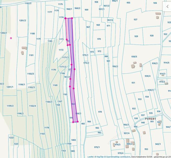 Działka na sprzedaż 77 arów Sędziszów Młp.
