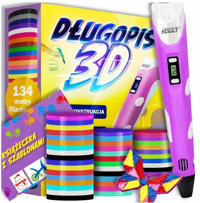 DŁUGOPIS 3D Sunny + 6 innych produktów
