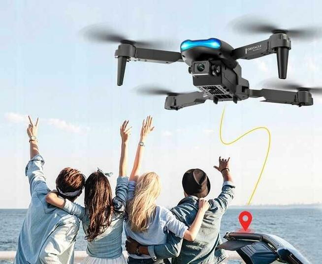 dron e99 kamera 4k unikanie przeszkód wifi 14w1