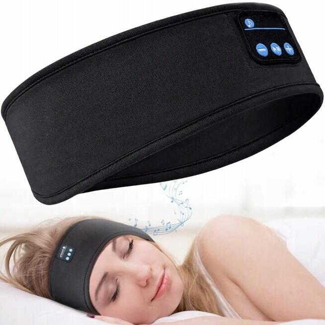 OPASKA NA OCZY BLUETOOTH SŁUCHAWKI DO SPANIA BIEGANIA MEDYTA