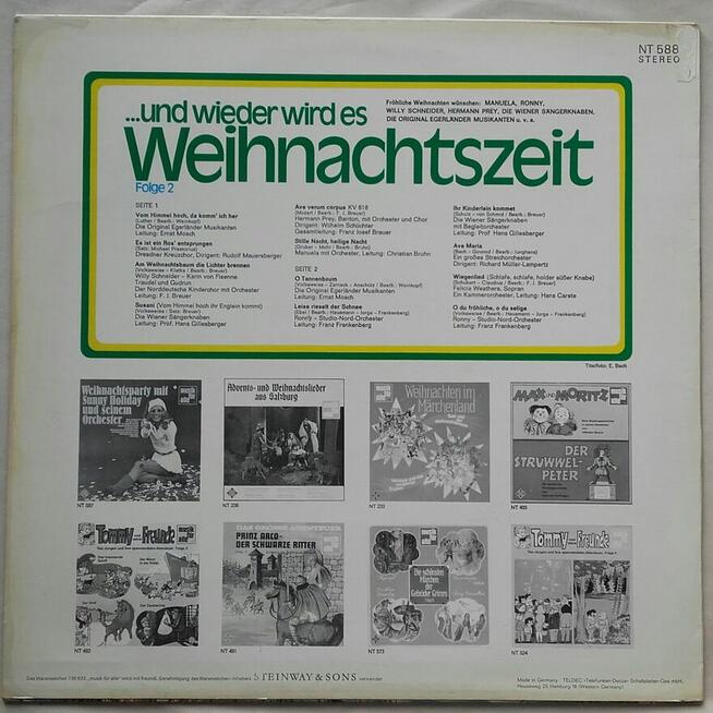 Kolędy Niemieckie, Weihnachtszeit, płyta winylowa