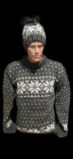 Sweter, swetry góralskie wełniane 100 %