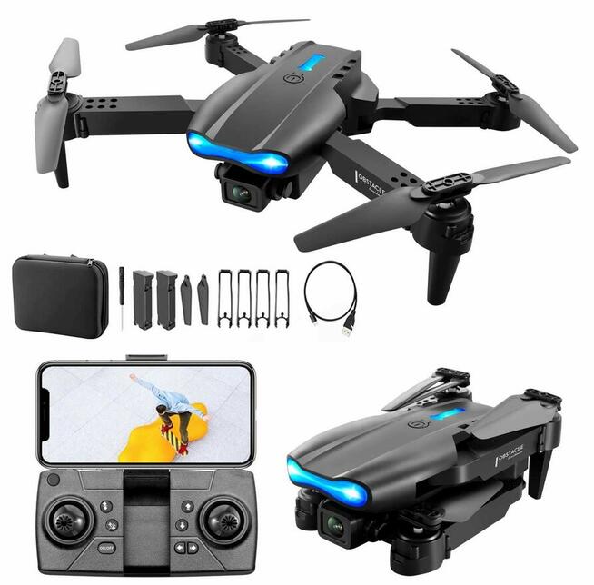 dron e99 kamera 4k unikanie przeszkód wifi 14w1