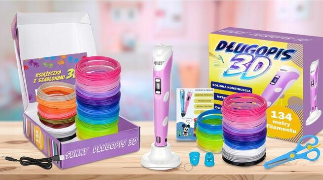 DŁUGOPIS 3D Sunny + 6 innych produktów