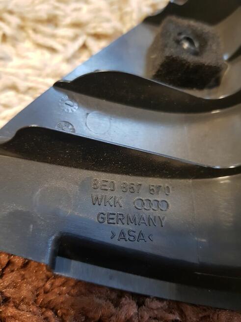 Osłona zaślepka wew drzwi Audi A4 B6 B7 OEprawyTYŁ