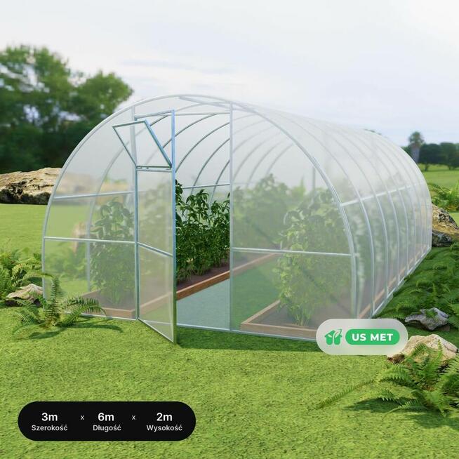 Szklarnia z poliwęglanu; tunel foliowy