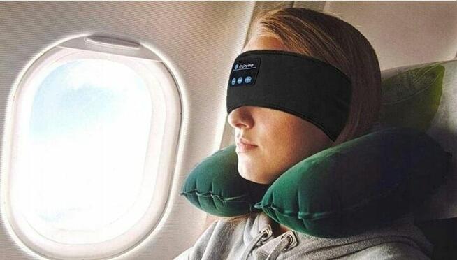 OPASKA NA OCZY BLUETOOTH SŁUCHAWKI DO SPANIA BIEGANIA MEDYTA